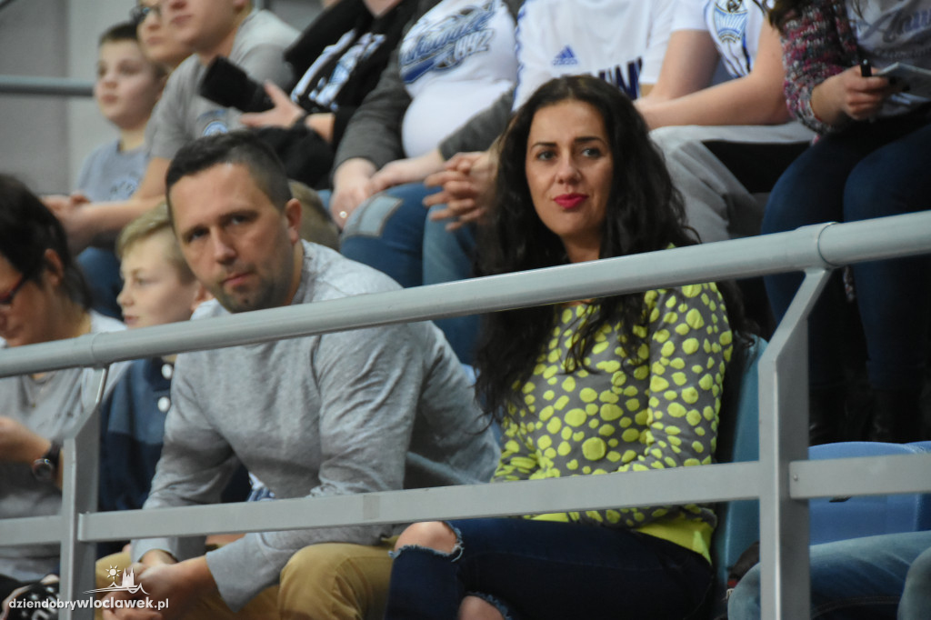Kibice Anwilu na meczu z Treflem Sopot