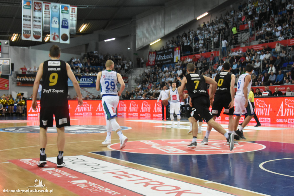 Emocje podczas meczu Anwil - Trefl Sopot