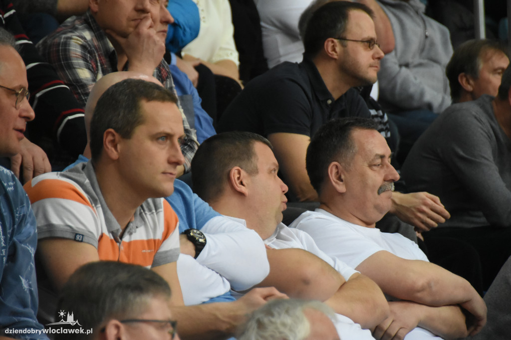 Kibice Anwilu na meczu z Treflem Sopot