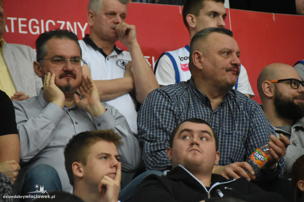 Kibice Anwilu na meczu z Treflem Sopot