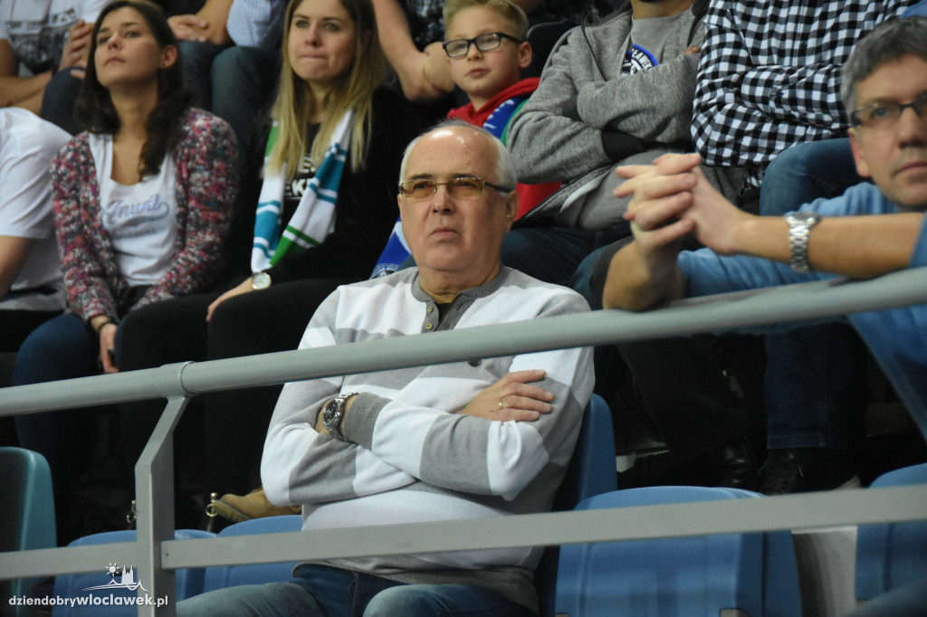 Kibice Anwilu na meczu z Treflem Sopot