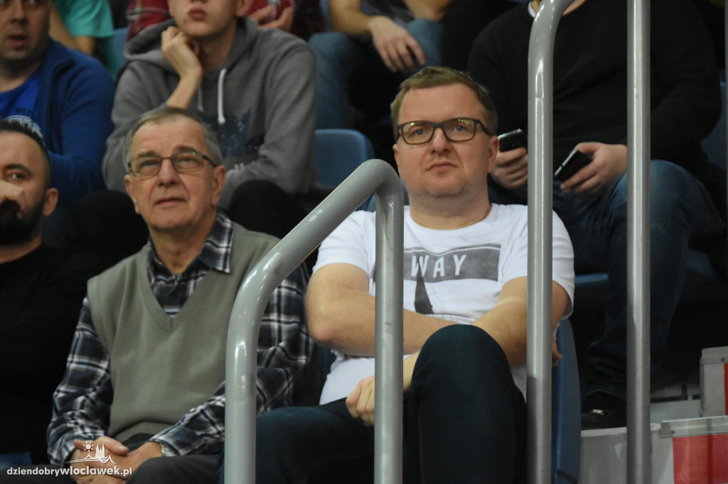 Kibice Anwilu na meczu z Treflem Sopot