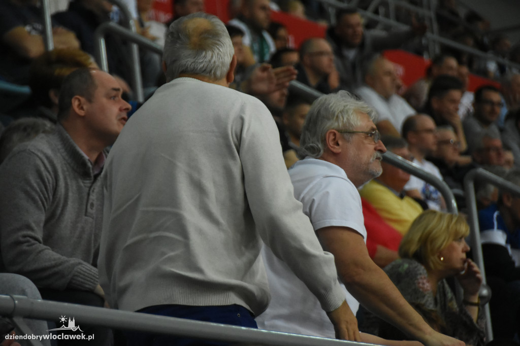 Kibice Anwilu na meczu z Treflem Sopot
