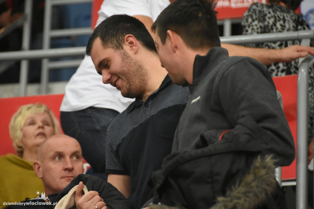 Kibice Anwilu na meczu z Treflem Sopot