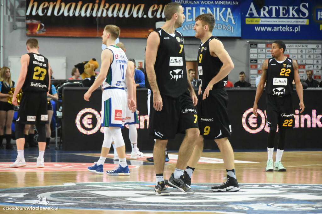 Emocje podczas meczu Anwil - Trefl Sopot