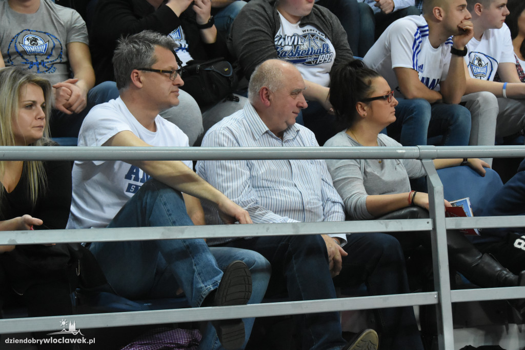 Kibice Anwilu na meczu z Treflem Sopot