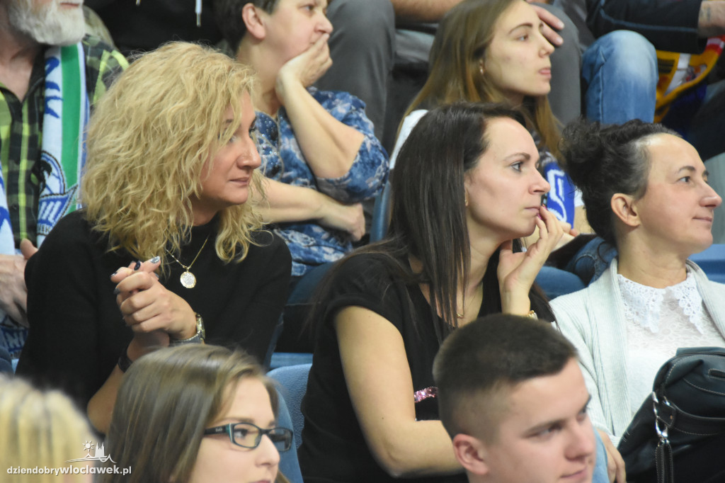 Kibice Anwilu na meczu z Treflem Sopot