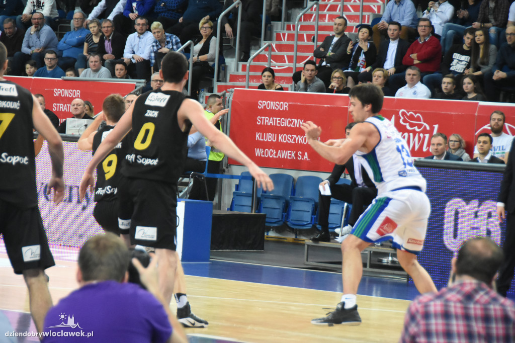 Emocje podczas meczu Anwil - Trefl Sopot