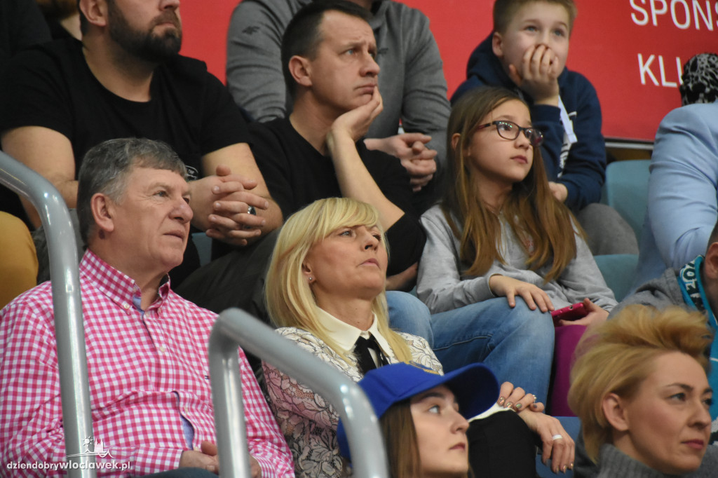 Kibice Anwilu na meczu z Treflem Sopot