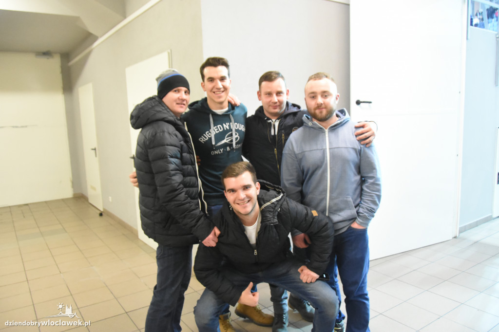 Kibice Anwilu na meczu z Treflem Sopot