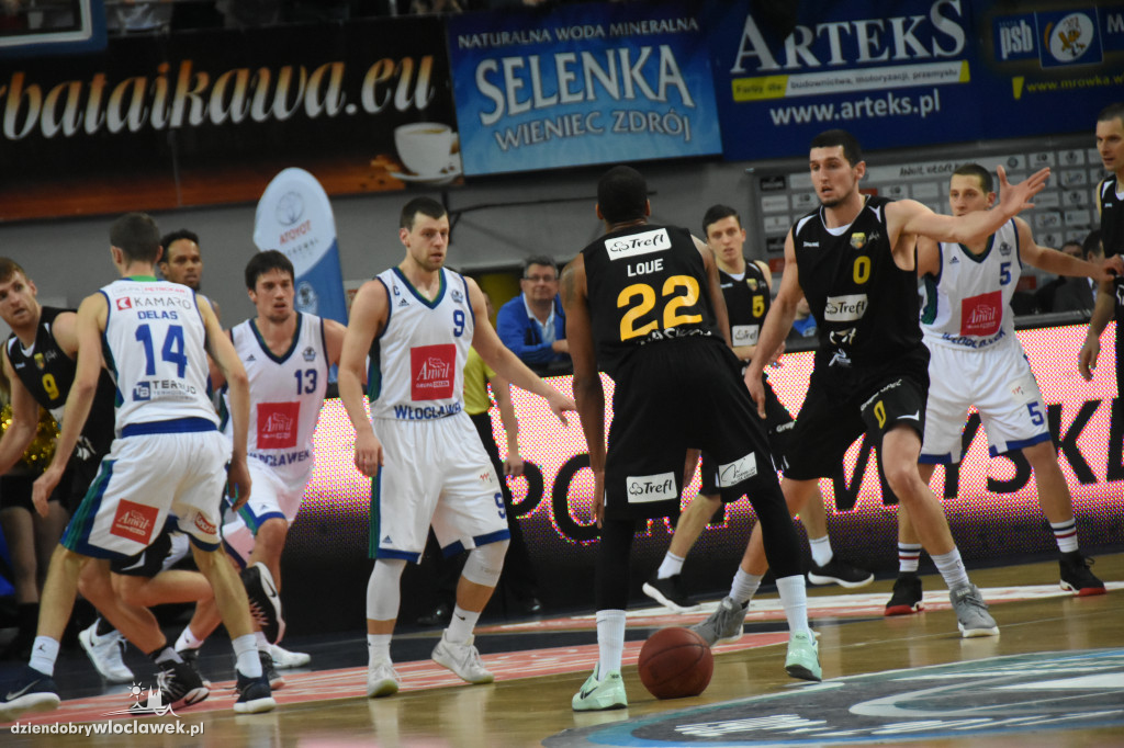 Emocje podczas meczu Anwil - Trefl Sopot
