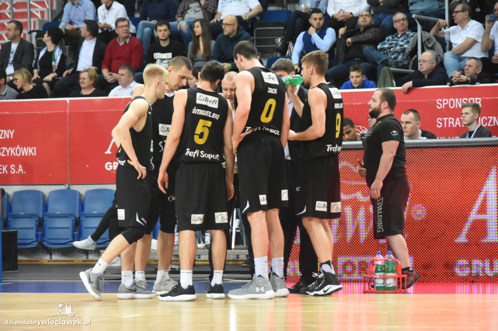 Emocje podczas meczu Anwil - Trefl Sopot