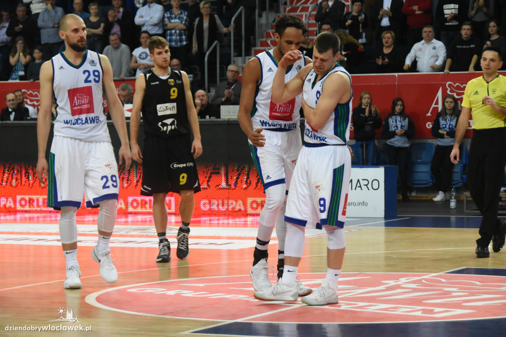 Emocje podczas meczu Anwil - Trefl Sopot