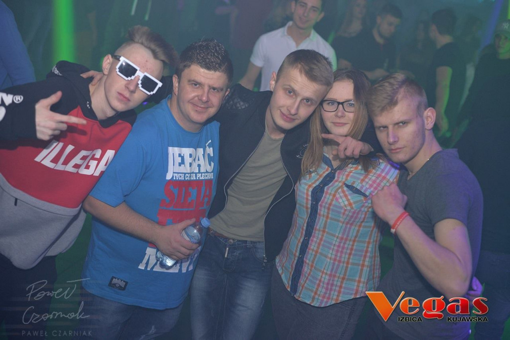 Sobotnia impreza w klubie Vegas