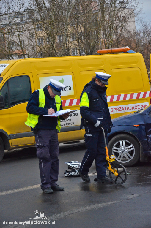 Zderzenie forda i motocykla na ul. Polnej