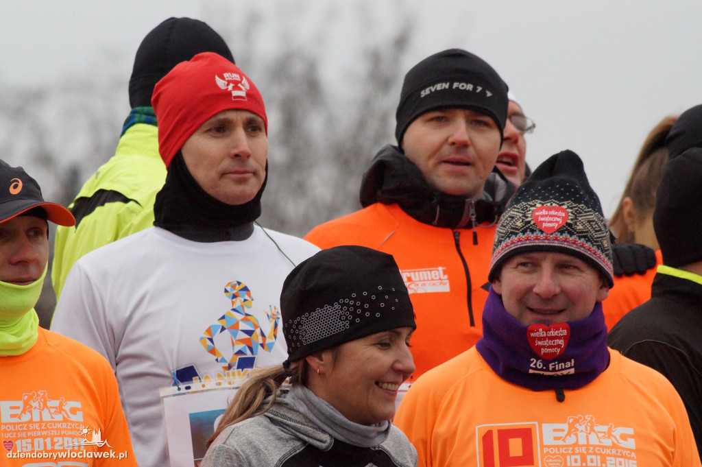 Bieg WOŚP na włocławskich bulwarach