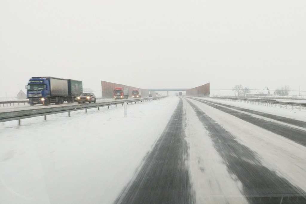 Włocławek znów pod śniegiem