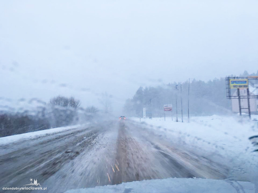 Włocławek znów pod śniegiem