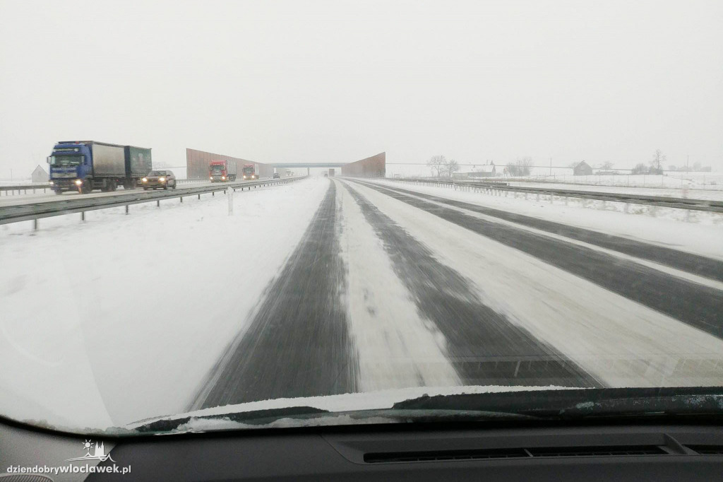 Włocławek znów pod śniegiem