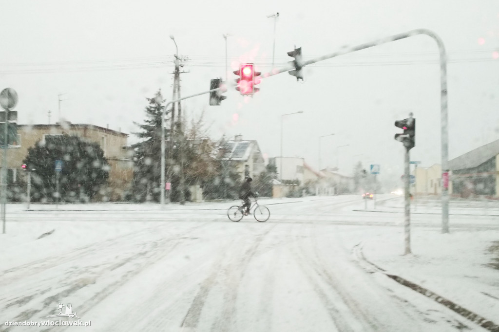 Włocławek znów pod śniegiem