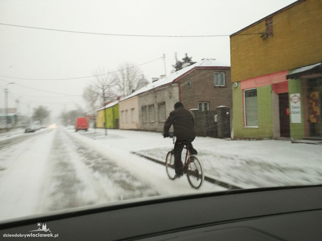 Włocławek znów pod śniegiem