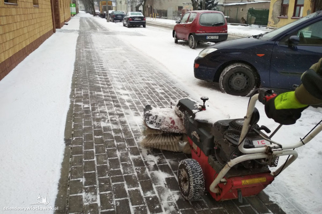 Włocławek znów pod śniegiem
