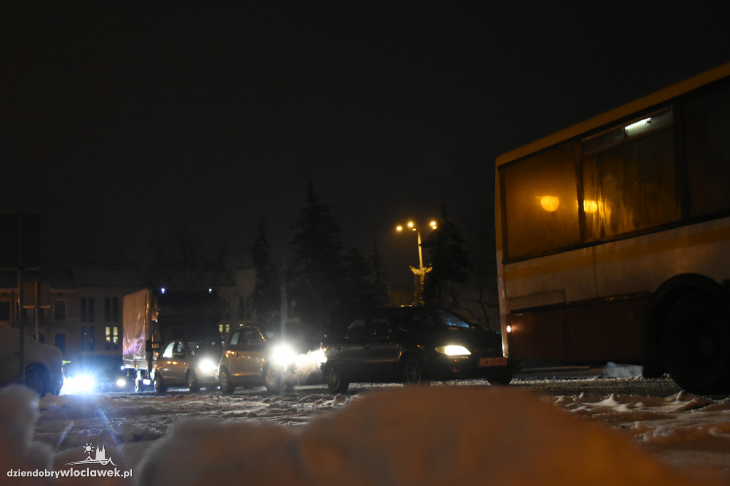 Włocławek znów pod śniegiem