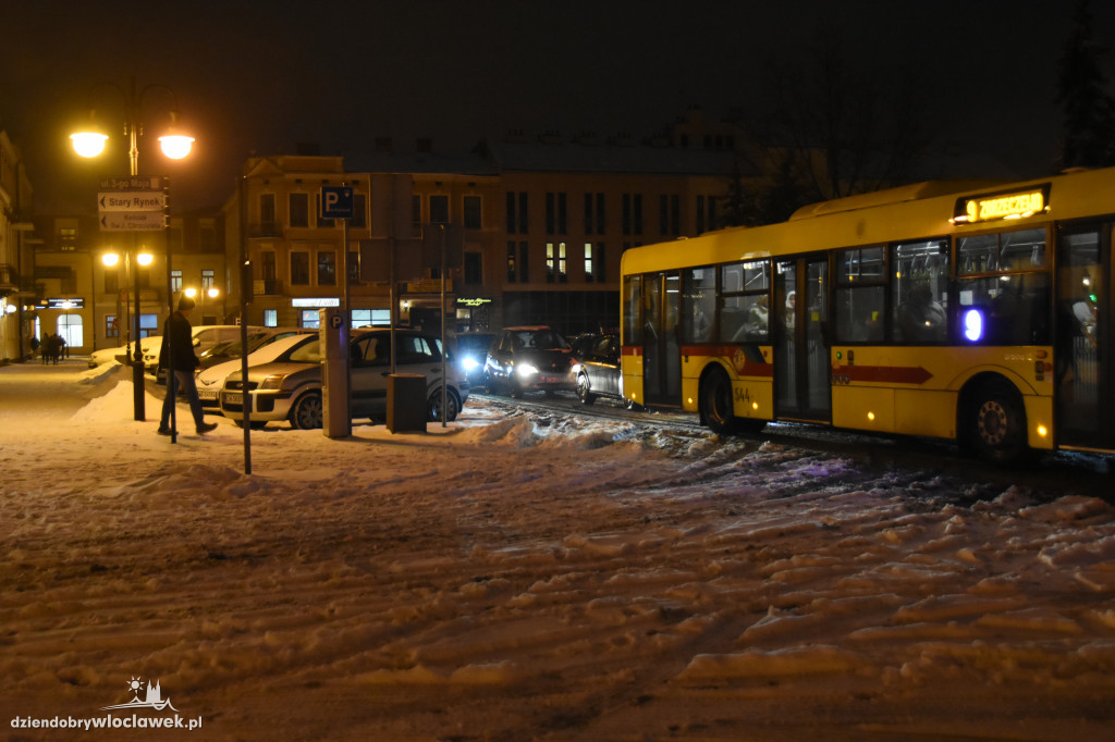 Włocławek znów pod śniegiem