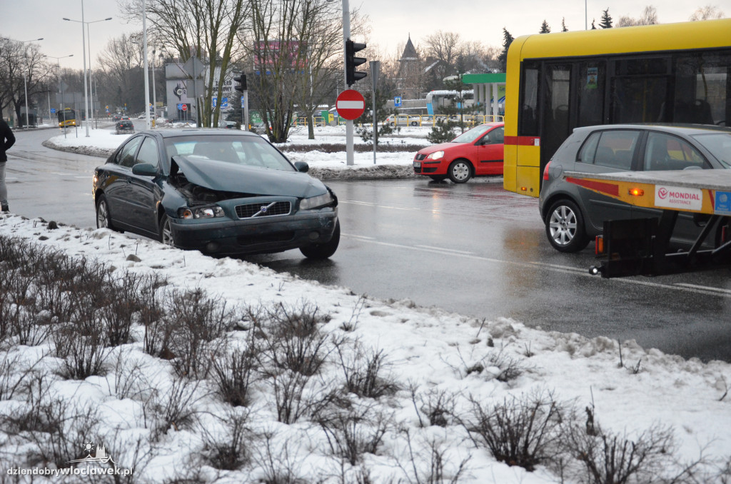 Kolizja na skrzyżowaniu DK 91