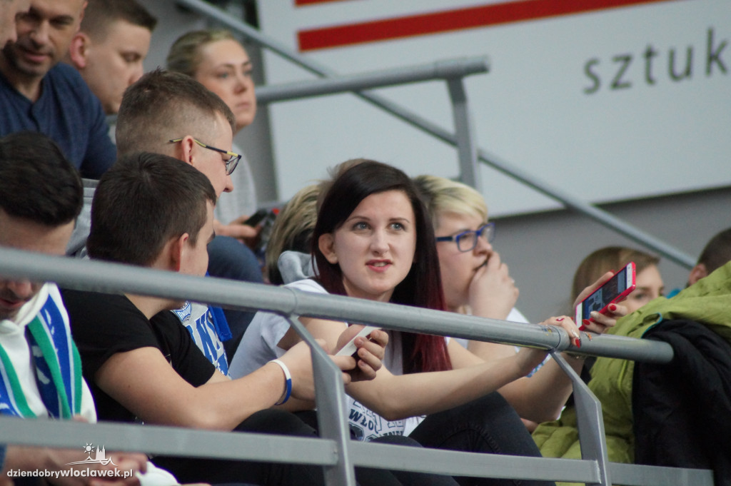 Kibice na meczu Anwil vs Miasto Szkła