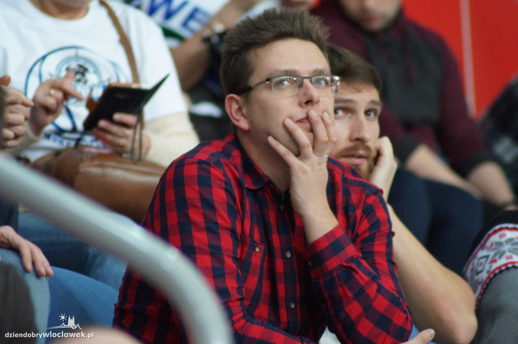 Kibice na meczu Anwil vs Miasto Szkła