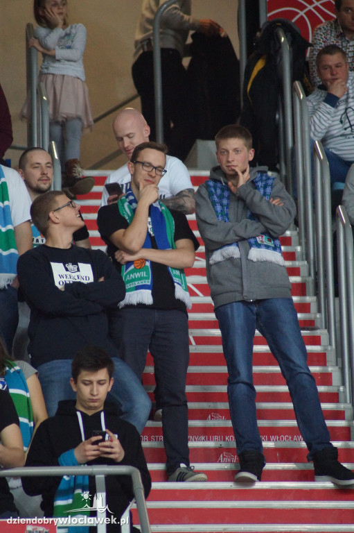 Kibice na meczu Anwil vs Miasto Szkła