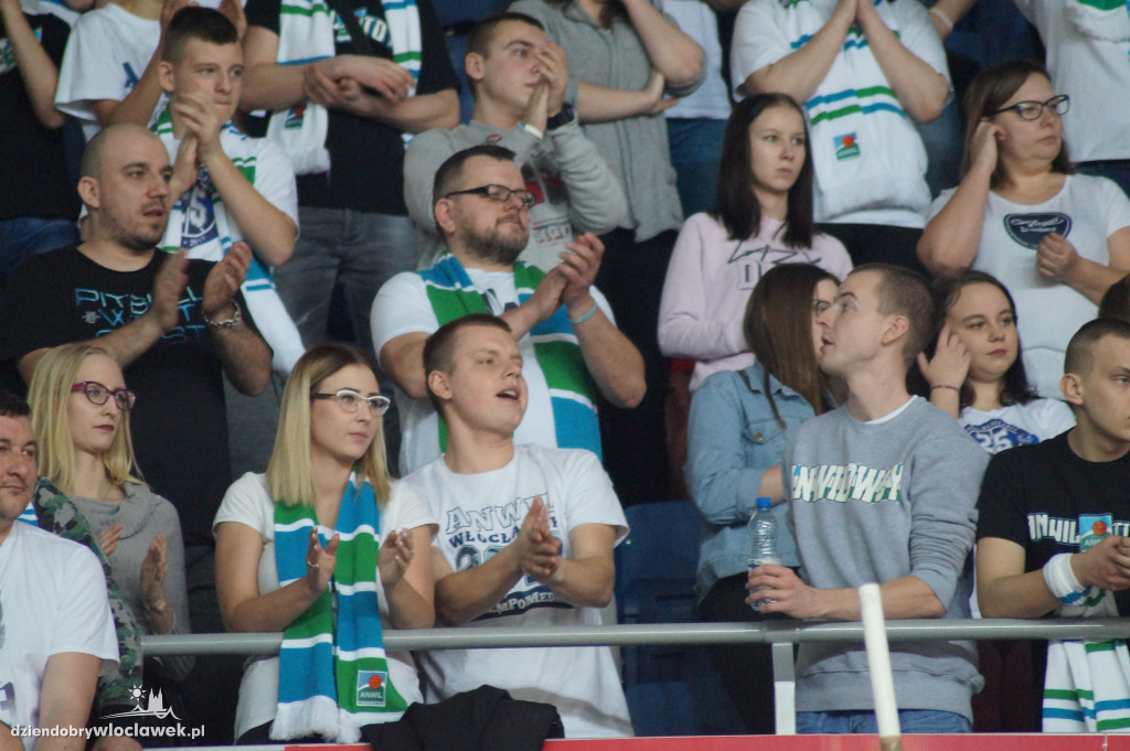 Kibice na meczu Anwil vs Miasto Szkła