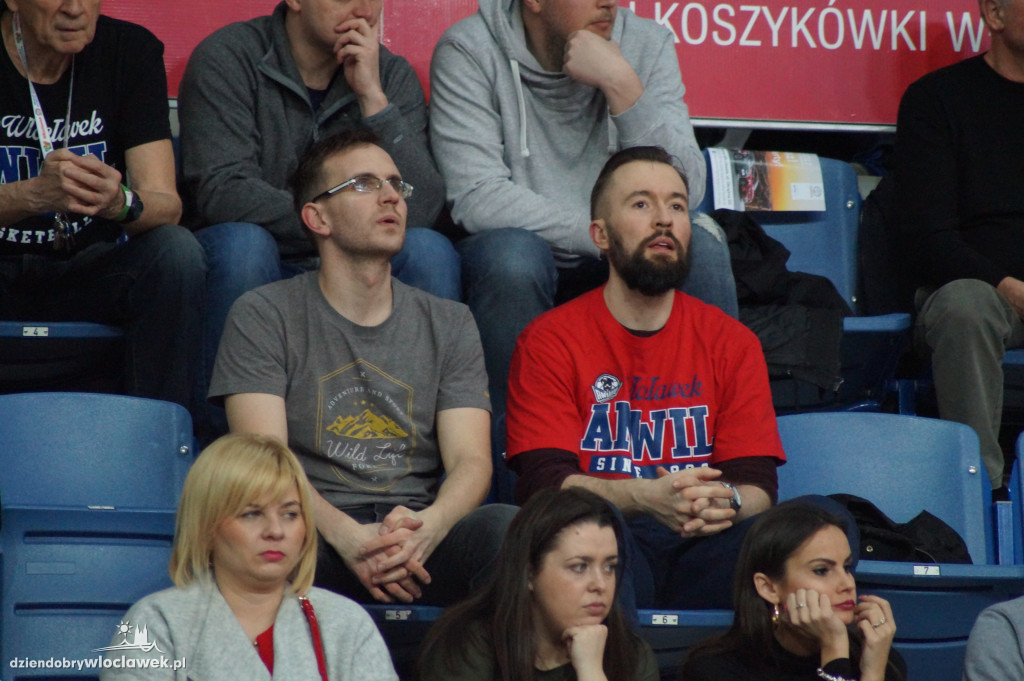 Kibice na meczu Anwil vs Miasto Szkła