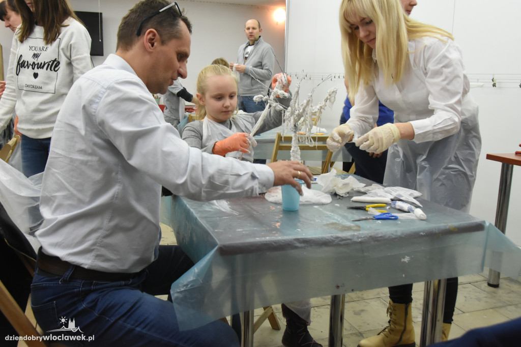 Warsztaty `Zimowy park` w galerii