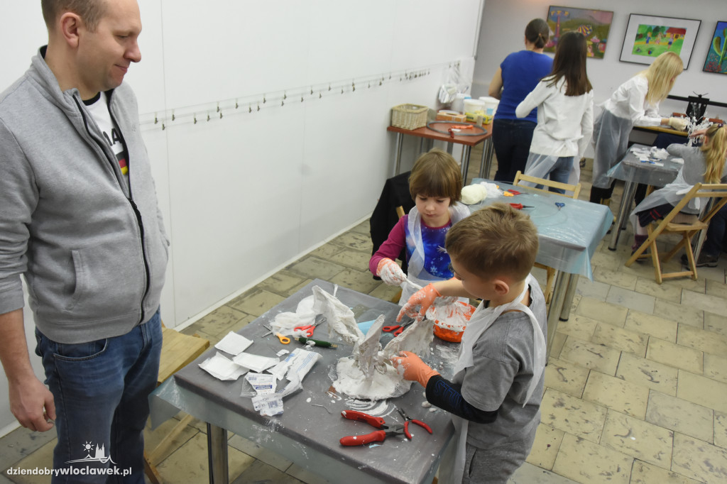 Warsztaty `Zimowy park` w galerii