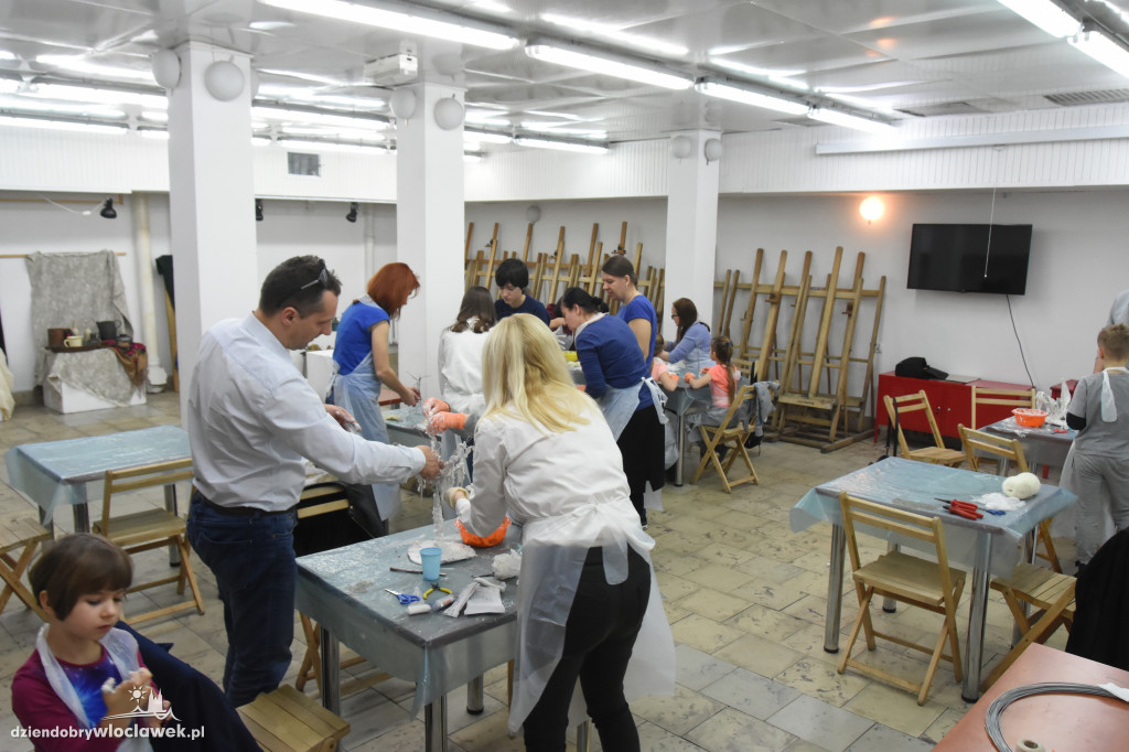Warsztaty `Zimowy park` w galerii