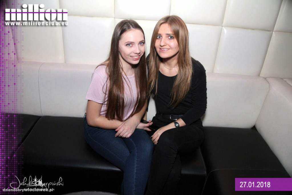 Sobotnia noc w klubie Million