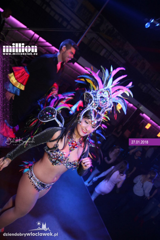 Sobotnia noc w klubie Million