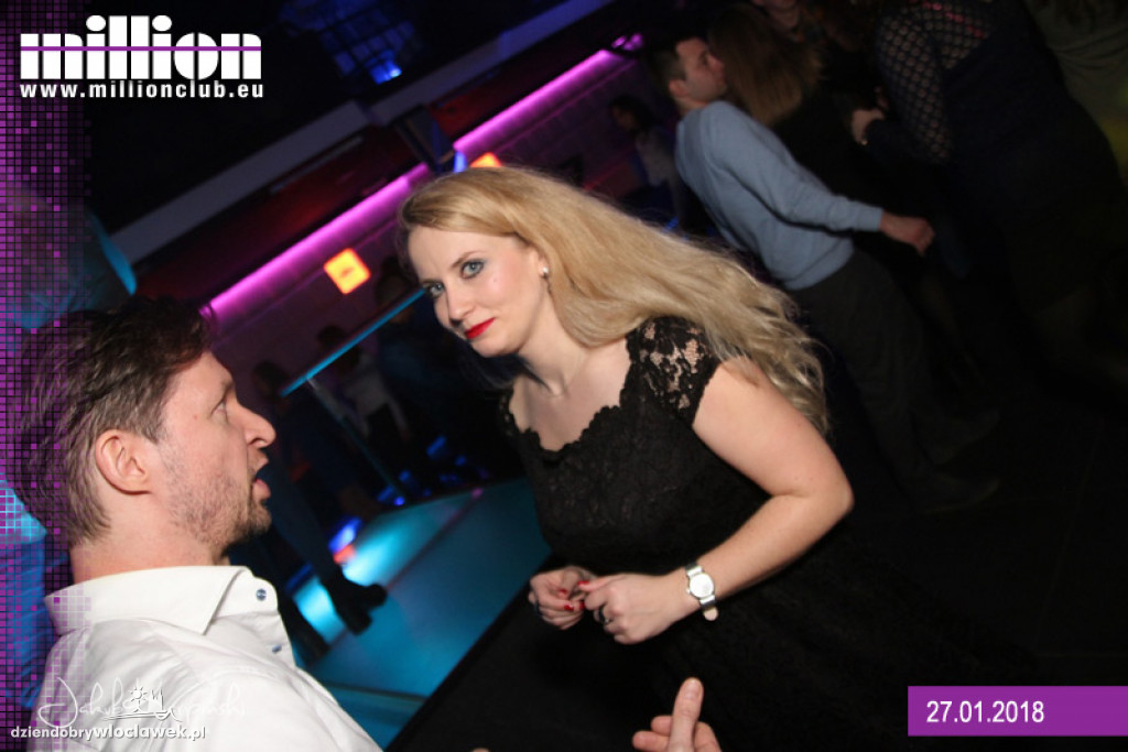Sobotnia noc w klubie Million