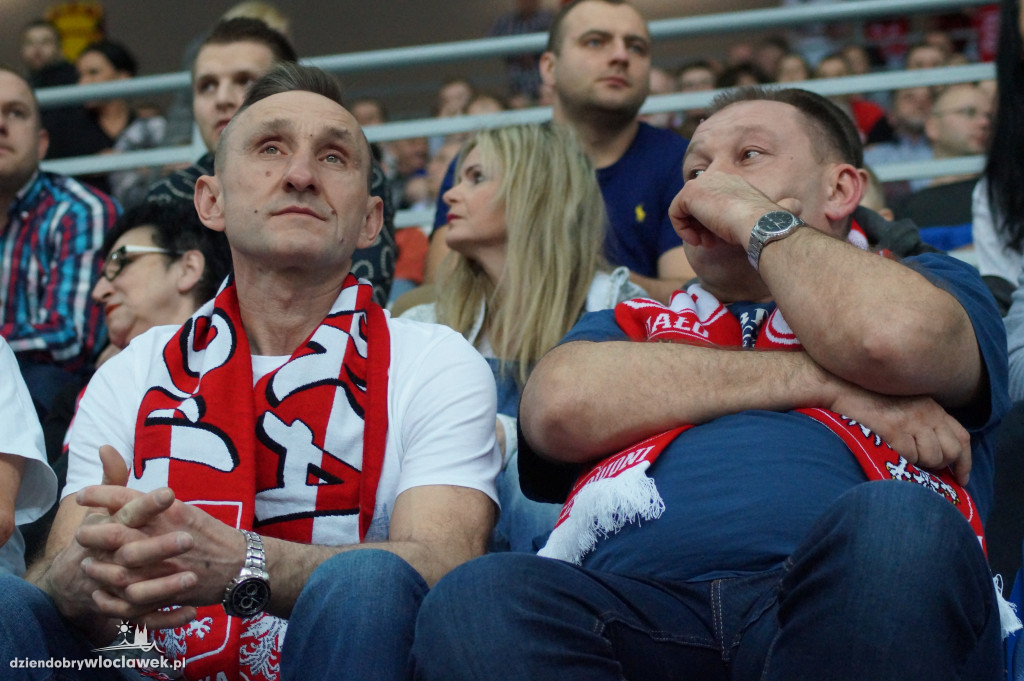 Kibice na meczu Polska-Kosowo w Hali Mistrzów