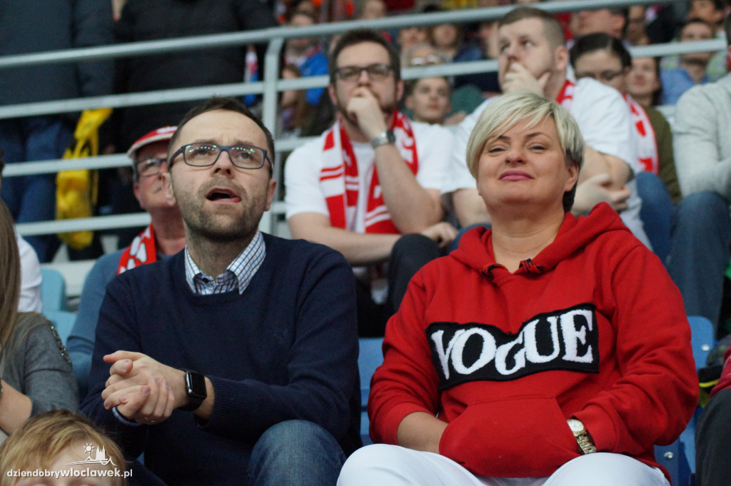 Kibice na meczu Polska-Kosowo w Hali Mistrzów
