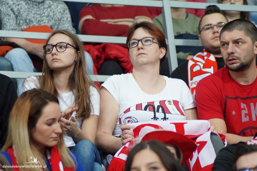 Kibice na meczu Polska-Kosowo w Hali Mistrzów