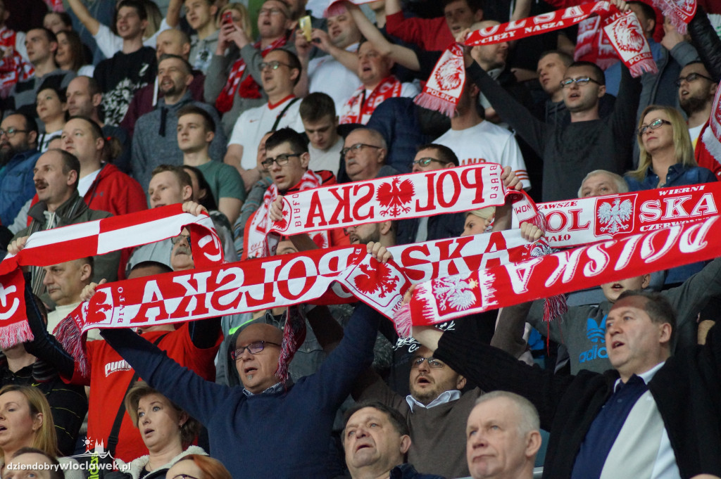 Kibice na meczu Polska-Kosowo w Hali Mistrzów