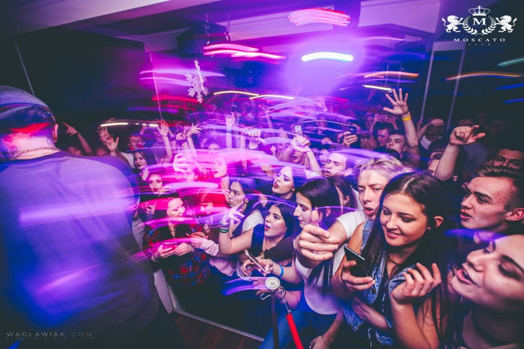 Malik Montana w Moscato Club przy ul. Solnej