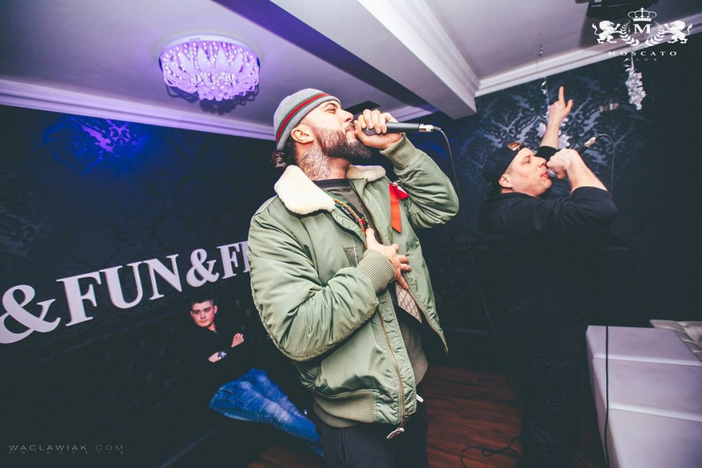 Malik Montana w Moscato Club przy ul. Solnej