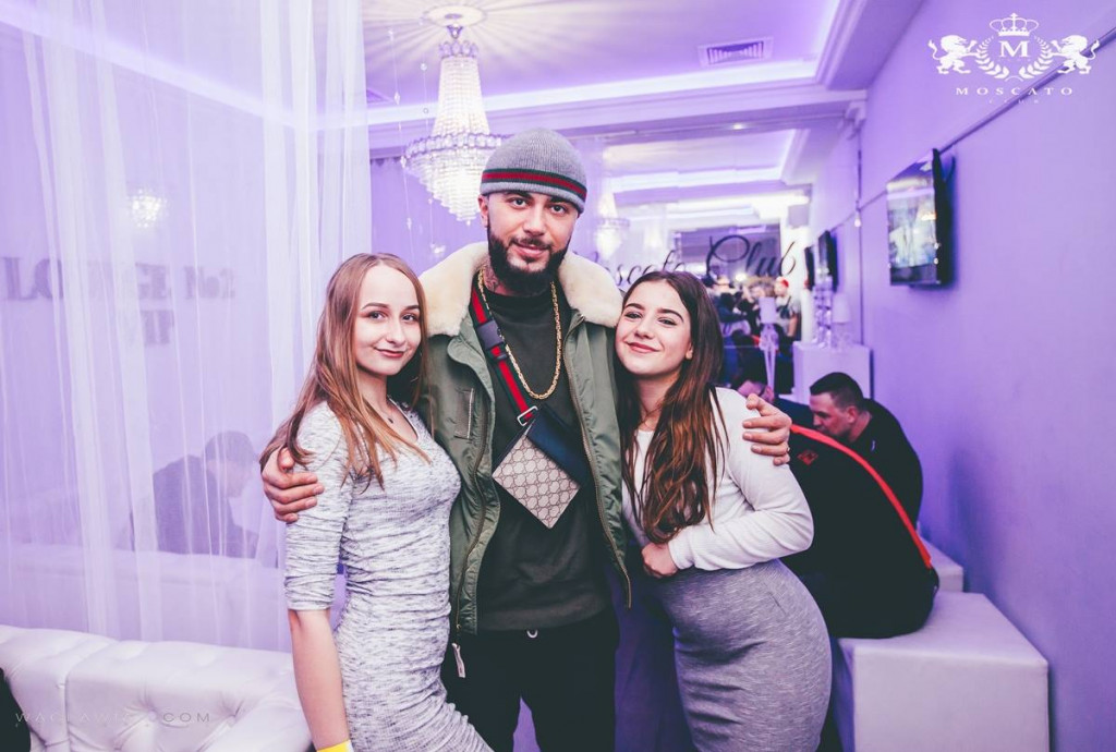Malik Montana w Moscato Club przy ul. Solnej