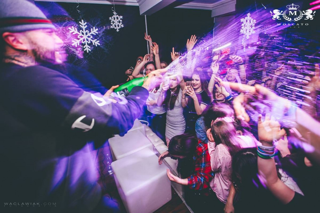 Malik Montana w Moscato Club przy ul. Solnej