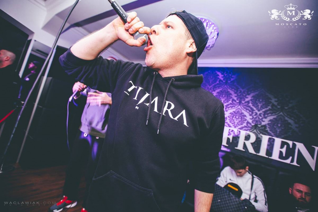 Malik Montana w Moscato Club przy ul. Solnej