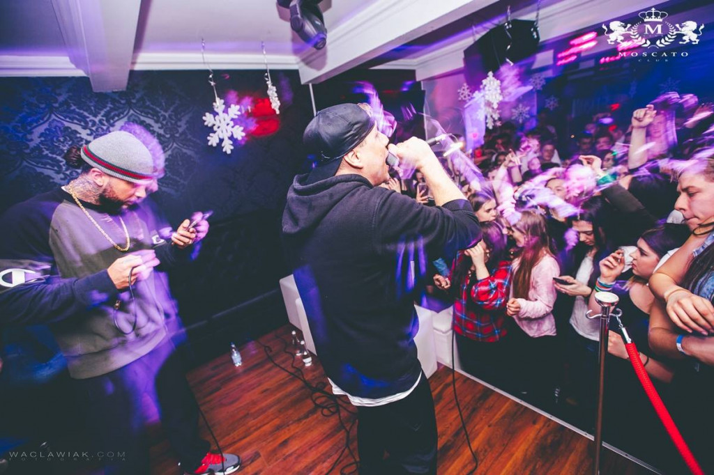 Malik Montana w Moscato Club przy ul. Solnej